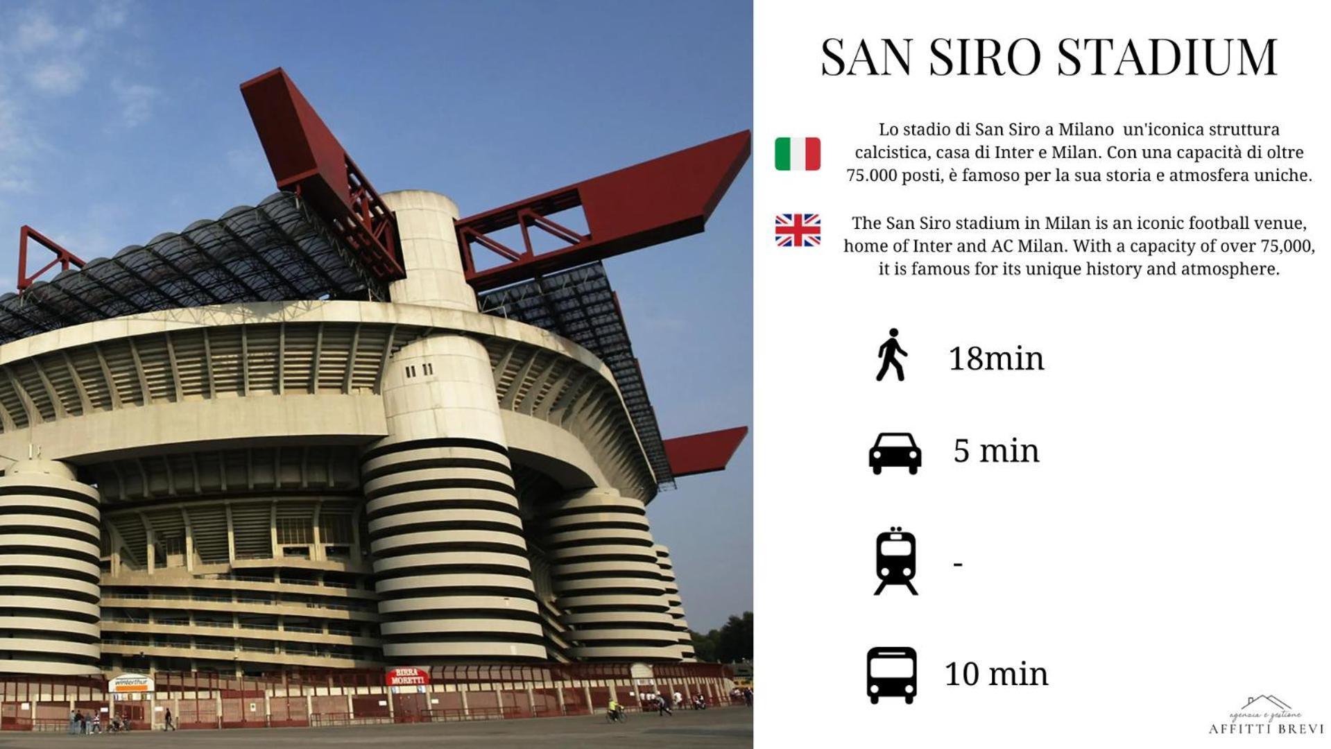 Sunny San Siro Stadio Apartment Milan Exterior photo