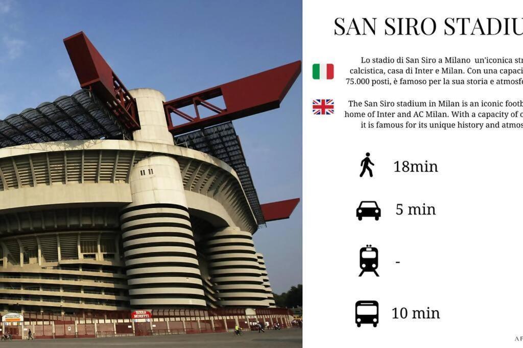 Sunny San Siro Stadio Apartment Milan Exterior photo